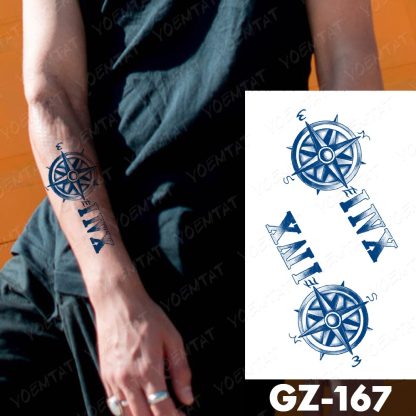 Domitia midlertidig tatovering falsk engangs tattoo