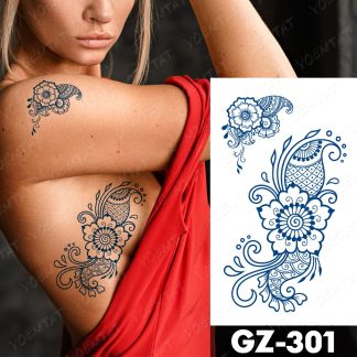 Hyacinth midlertidig tatovering falsk engangs tattoo