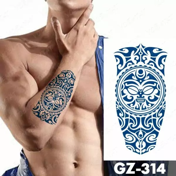 Braska semi-permanent midlertidig tatovering falsk engangs tattoo