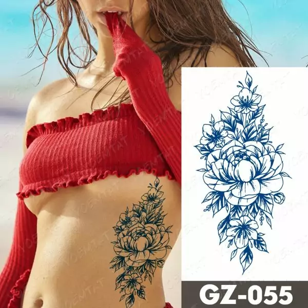 Calanthe semi-permanent midlertidig tatovering falsk engangs tattoo