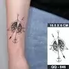 Gaia midlertidig tatovering falsk engangs tattoo