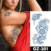 Hyacinth semi-permanent midlertidig tatovering falsk engangs tattoo