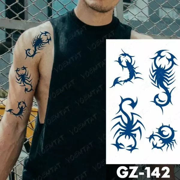 Martius semi-permanent midlertidig tatovering falsk engangs tattoo