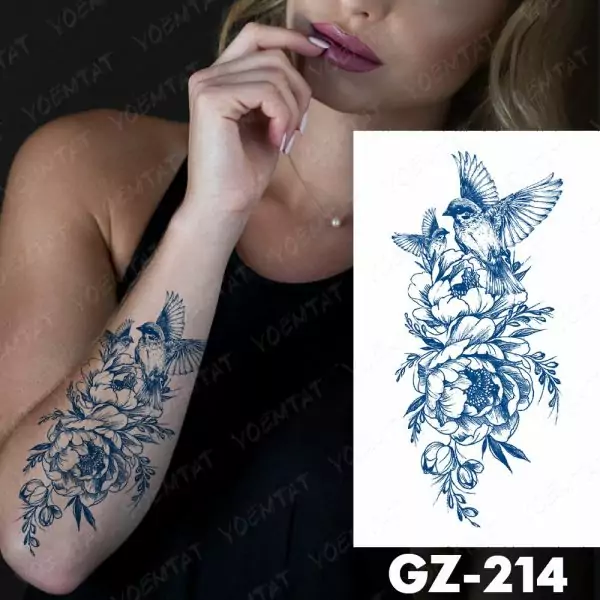 Raisa semi-permanent midlertidig tatovering falsk engangs tattoo
